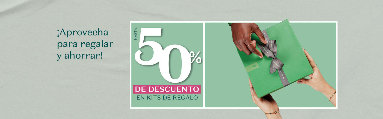 50% dcto en liquidación de kits de belleza