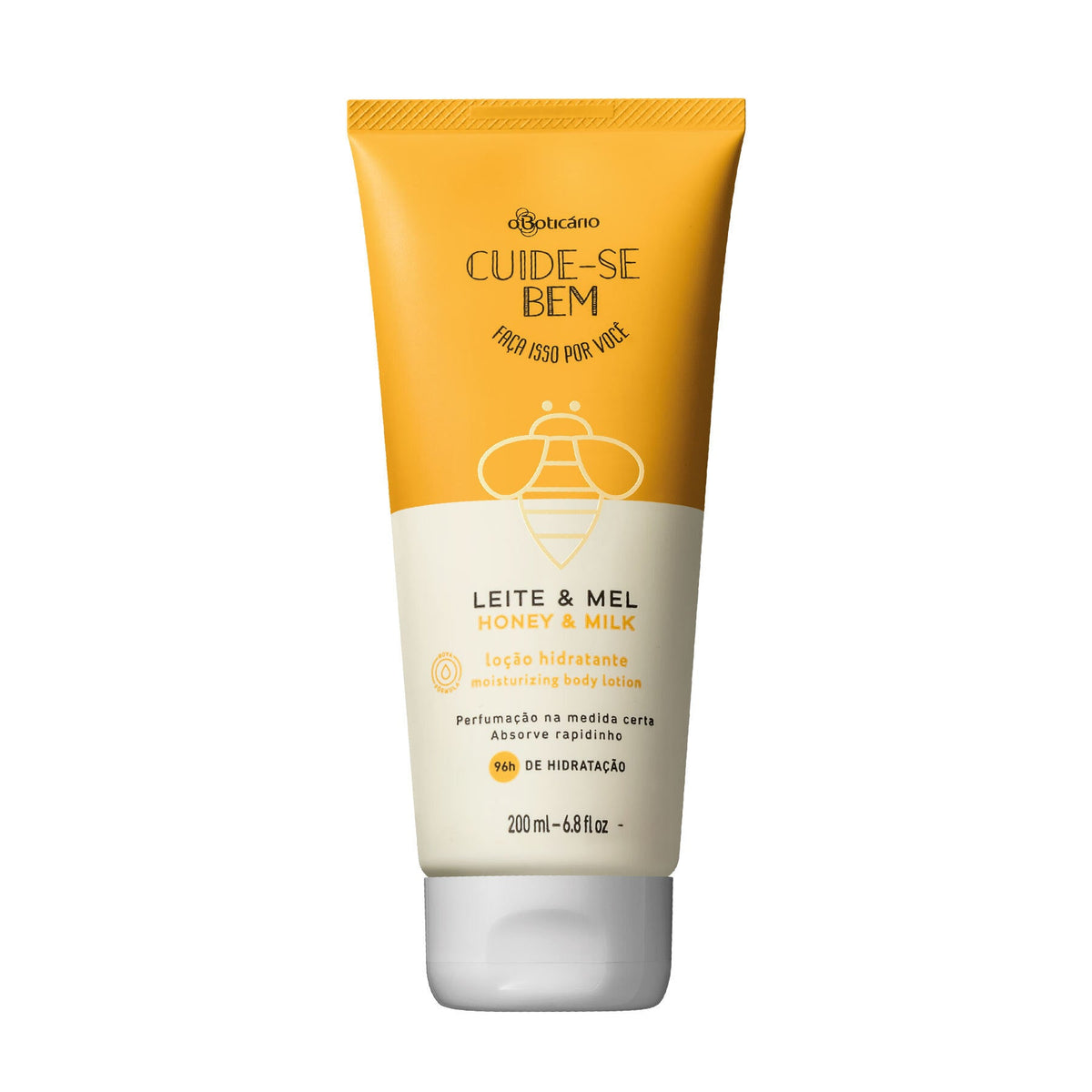 Loción hidratante corporal de leche y miel 