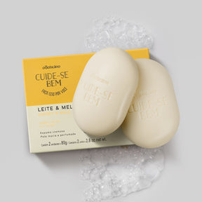 JABON EN BARRA LECHE Y MIEL 2X80G V7 CBEM en Oboticário Colombia