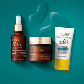 Combo Botik duo serum alta potencia + crema ácido hialuronico + protector solar fps 30 en Oboticário Colombia