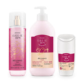 BODY SPLASH BEIJINHO  200ML +LOCION HIDRATANTE CORPORAL BEIJINHO 400ML+DESODORANTE ANTITRANSPIRANTE ROLL-ON BEIJINHO 55ML CBEM en Oboticário Colombia