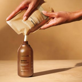 COMBO LOCION HIDRATANTE CORPORAL 400ML + REFIL CREMA HIDRATANTE CORPORAL   400ML QUINOA NSPA en Oboticário Colombia