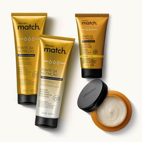 Combo Shampoo Fuente de Nutrición +Acondicionador Fuente de Nutrición +Mascarilla Capilar Fuente de Nutrición + Crema de Peinar Fuente de Nutrición Match en Oboticário Colombia