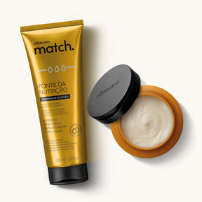 Combo Match Shampoo + Mascara capilar fuente de nutrición cabellos gruesos en Oboticário Colombia
