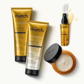 Combo Match:  Shampoo Fuente de Nutrición + Acondicionador Fuente de Nutrición + Mascarilla Capilar Fuente de Nutrición +Fuente de Nutrición Óleo Capilar. en Oboticário Colombia