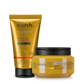 Combo Match crema para peinar + Mascara capilar fuente de nutrición capilar en Oboticário Colombia