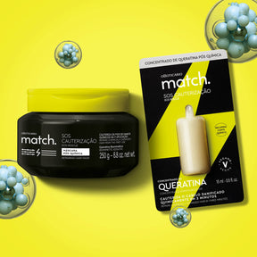 Combo Match SOS Cauterizacion Máscara Capilar 250g + Sérum Concentrado de Keratina