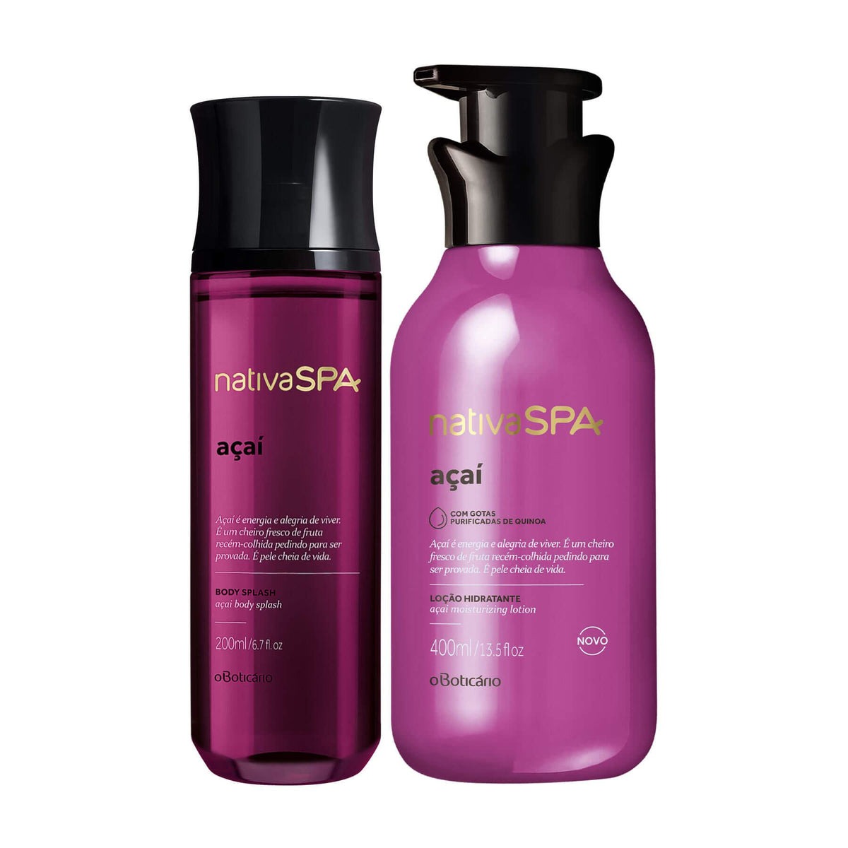 compra online NSPA LOCION CORPORAL 400ML + BODY SPLASH ACAI