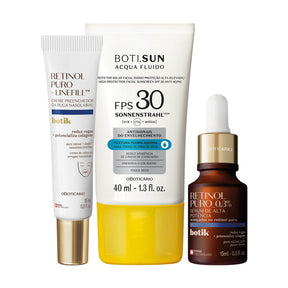 Combos rellenador arrugar nasolabial 15ml+ serum 15 ml + protector solar fps 30 en Oboticário Colombia