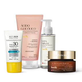 Combo Botik: Óleo de Limpeza 100ml + Gelatina Concentrada de Limpeza 150g + Máscara Facial Noturna 40g + protector solar fps 30 en Oboticário Colombia