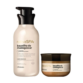 COMBO NATIVA SPA VAINILLA LOCION 400 ML + OLEO EXFOLIANTE 200 G en Oboticário Colombia