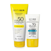 Combo Boti.Sun: Protector Solar corporal Gel Creme FPS 50 200g + Protector Solar Facial FPS 70 40ml en Oboticário Colombia