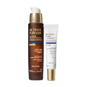 Combos Botik Retinol Puro: Gel  Redutor de arrugas 40g + rellenador ar en Oboticário Colombia