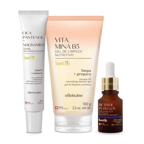 Combo Botik: serum facial retinol 15 ml +crema multireparadora cica pa en Oboticário Colombia