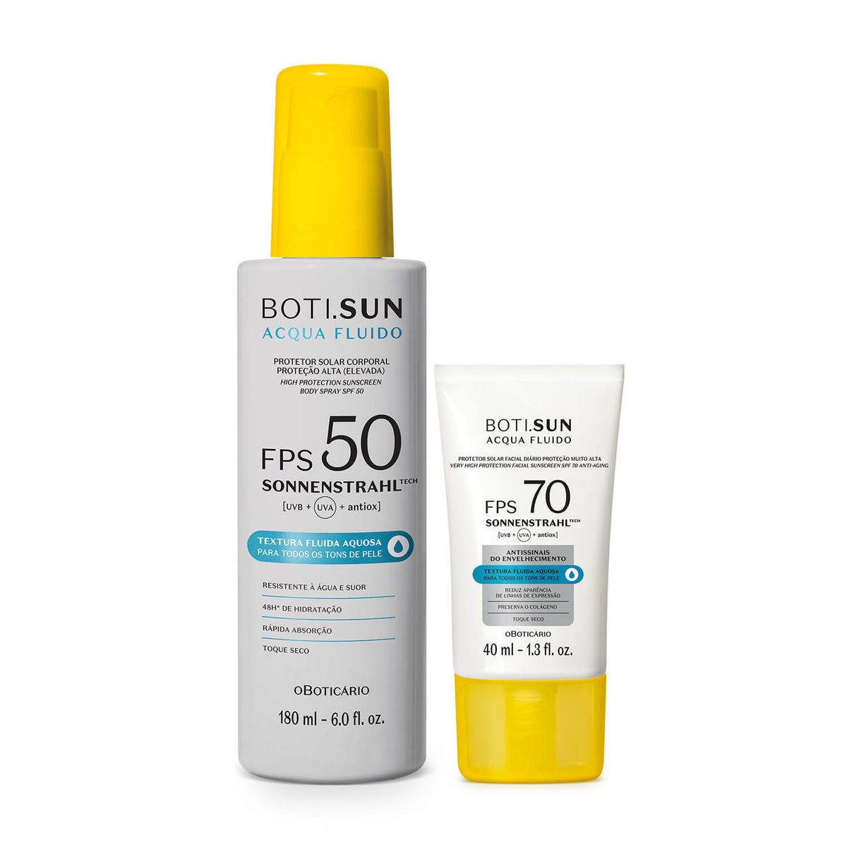 compra en línea combo boti sun spray protector solar + protector solar faciales