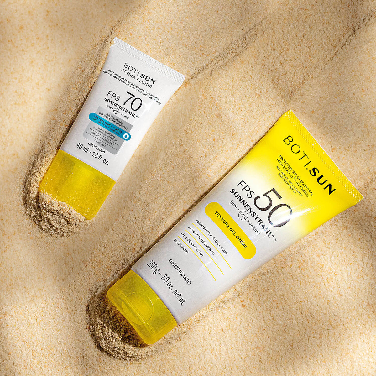 compra en línea COMBO BOTI.SUN: PROTECTOR SOLAR GEL CREMA FPS 50 200G + PROTECTOR SOLAR FACIAL FPS 70 40ML