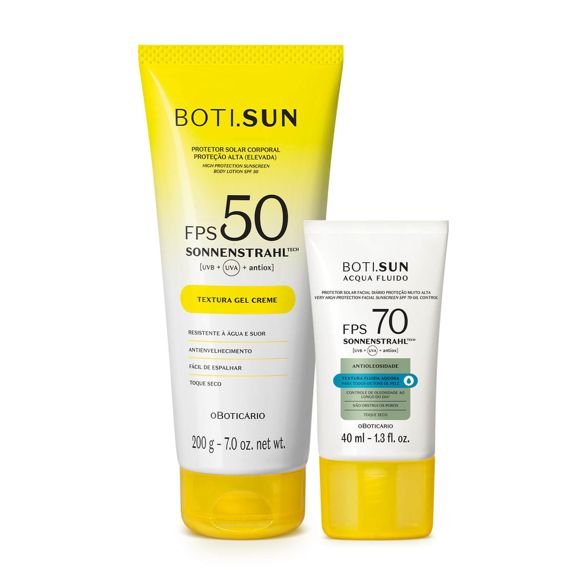 compra en línea Combo boti sun protector solar gel crema+ protector solar facial