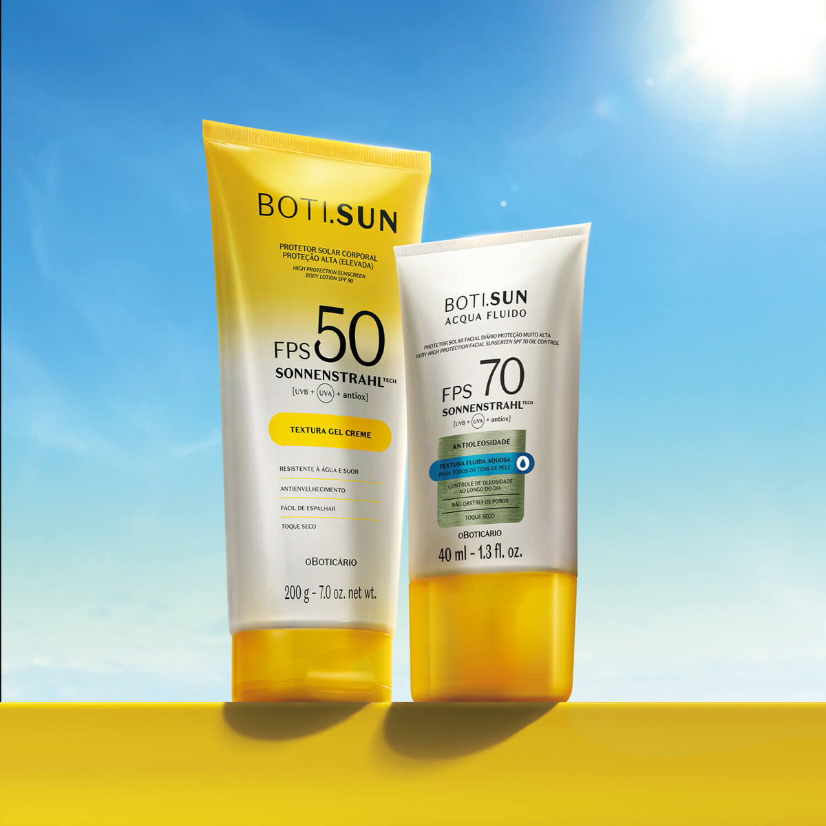 compra en línea Combo boti sun protector solar gel crema+ protector solar facial