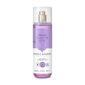 Body splash rosa & algodon