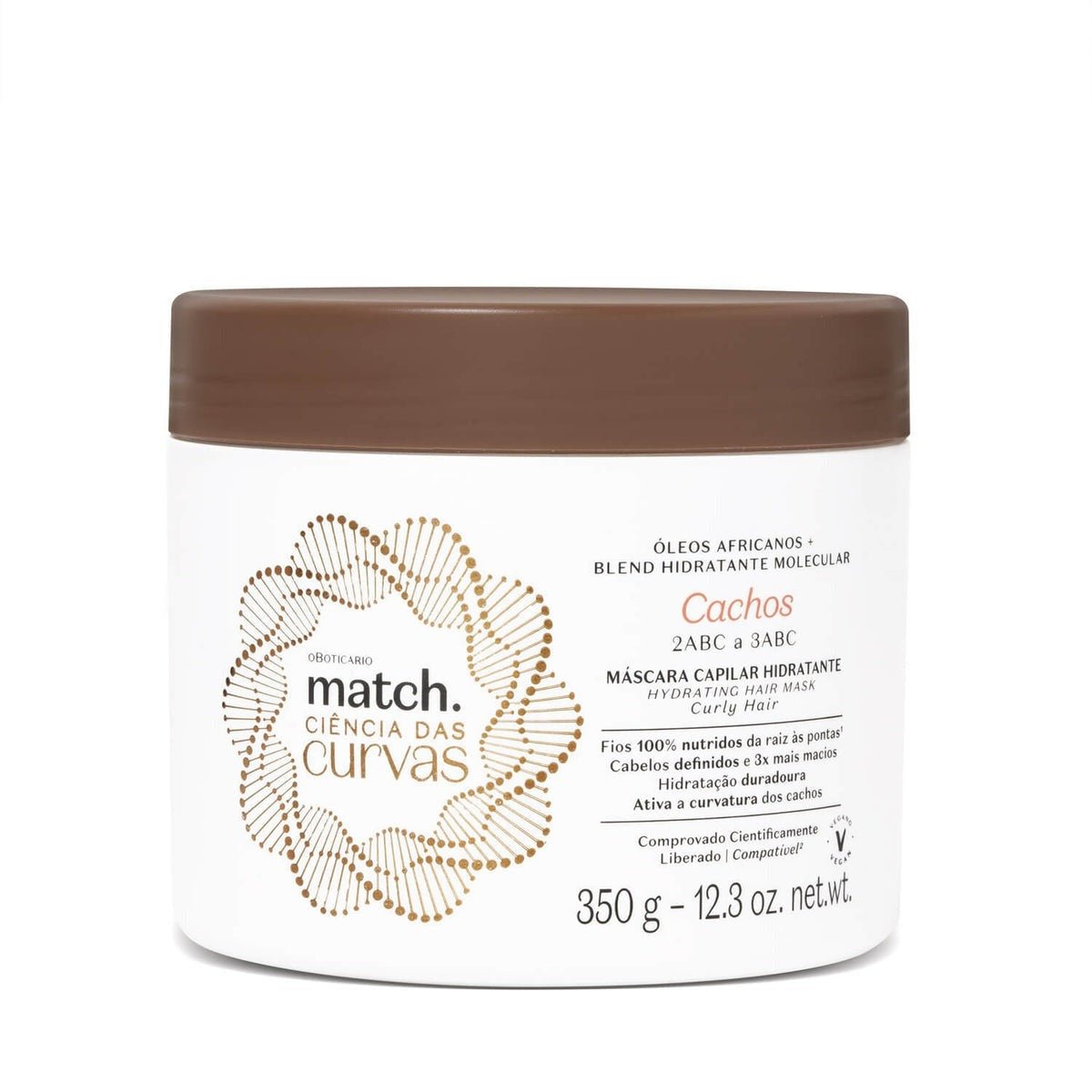 TIENDA ONLINE MATCH-MASCARA-CAPILAR-HIDRATANTE-2ABC-3ABC-CIENCIA-CURVAS-350-ML_