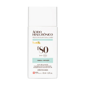 PROTECTOR SOLAR FACIAL FPS 80 ACIDO HIALURONICO 40ml BOTIK