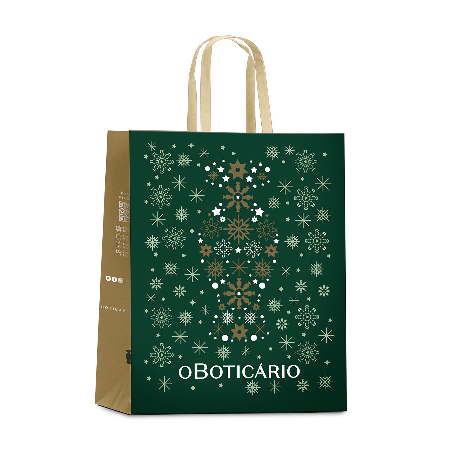 Bolsa de Navidad pequeña Oboticário