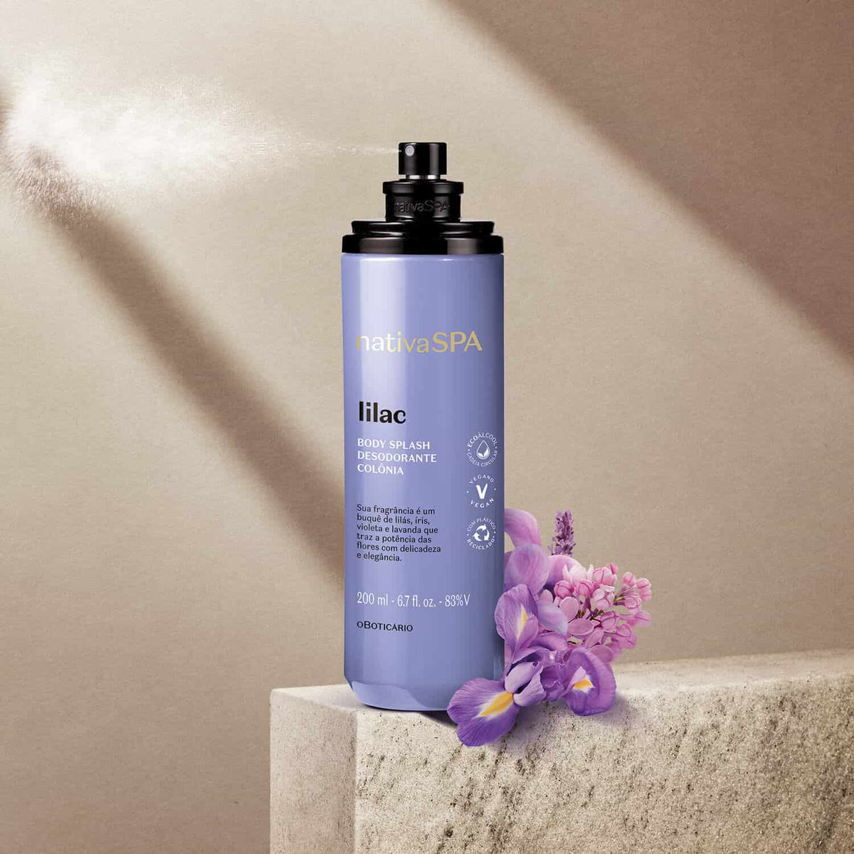 compra Body splash corporal lila