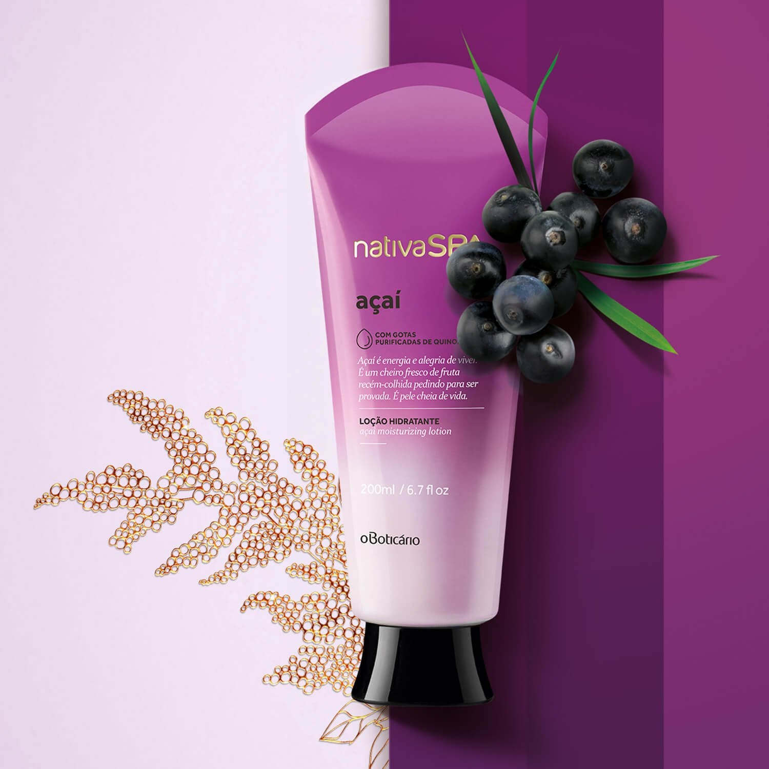 NSPA LOCION HIDRATANTE CORPORAL ACAI 200ML en Oboticário Colombia