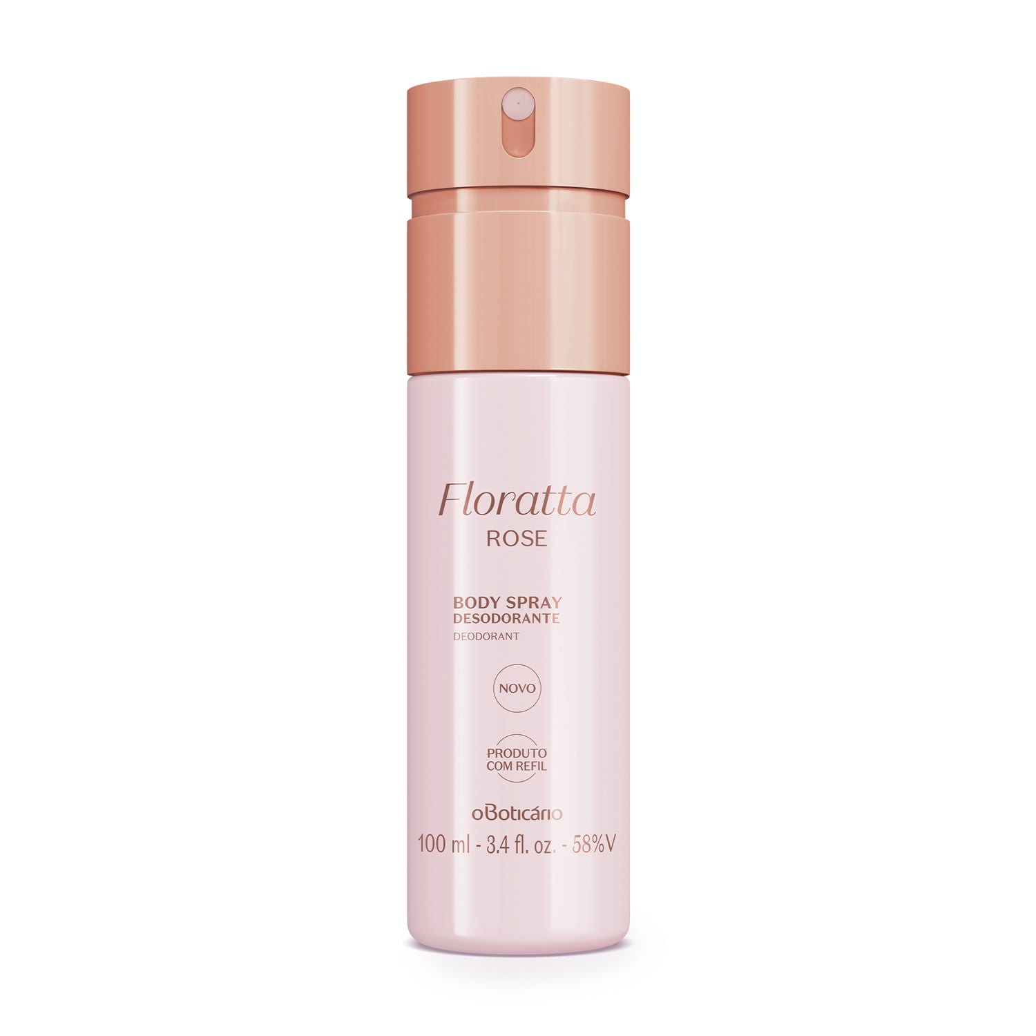 FLORATTA DESODORANTE BODY SPRAY ROSE 100ML V8 en Oboticário Colombia