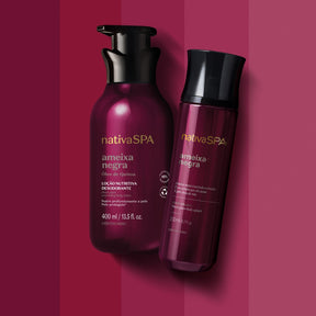 Kit de cuidado corporal Loción corporal + body splash ciruela negra
