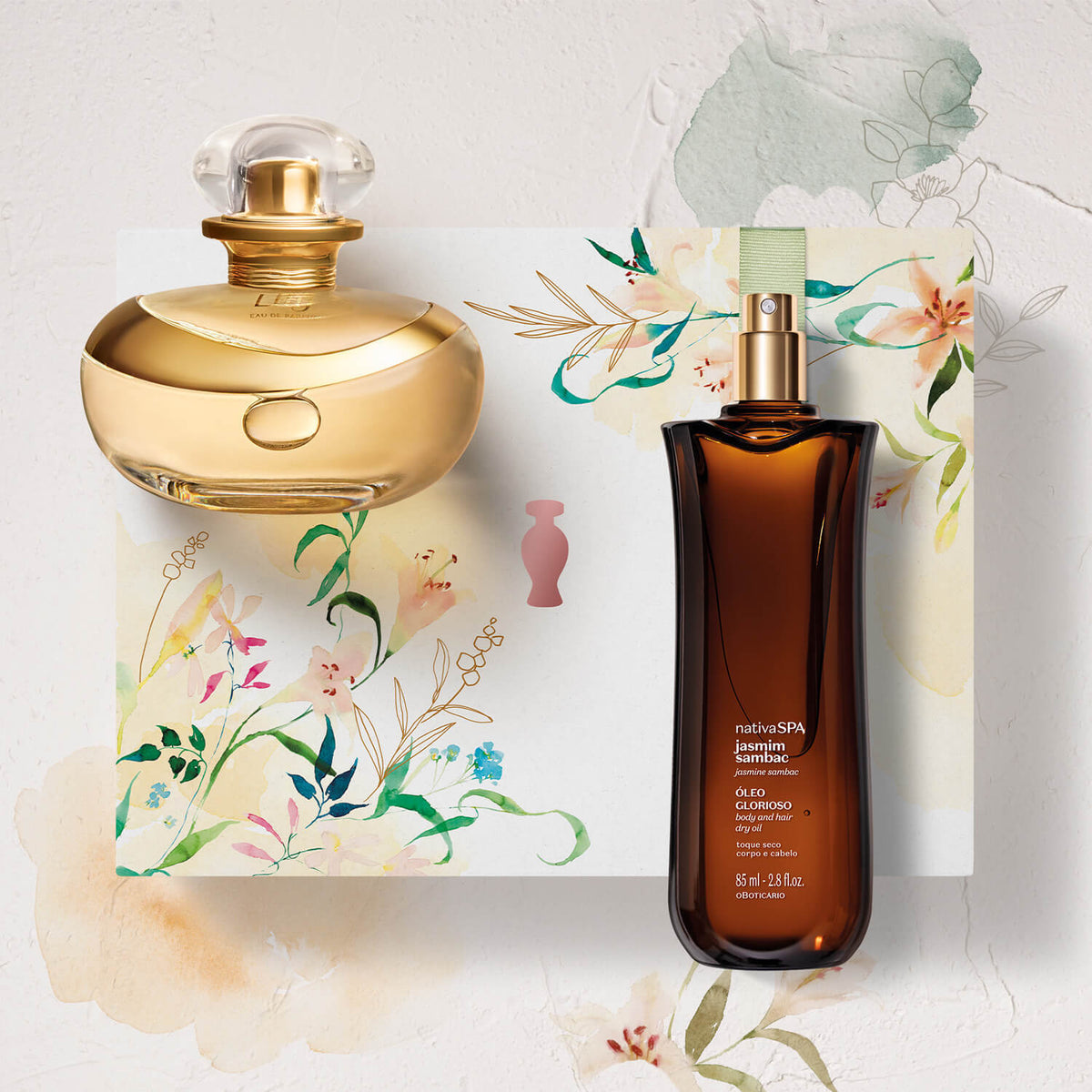 KIT DE REGALOS PARA MADRES PERFUME Y ÓLEO CORPORAL