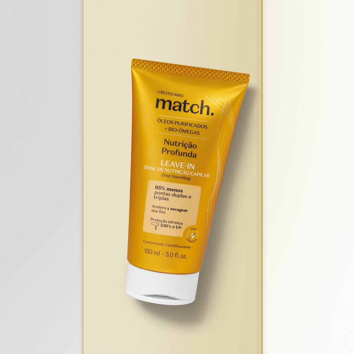 Crema para Peinar Cabellos Finos Fuente de Nutrición, 150 ml Match