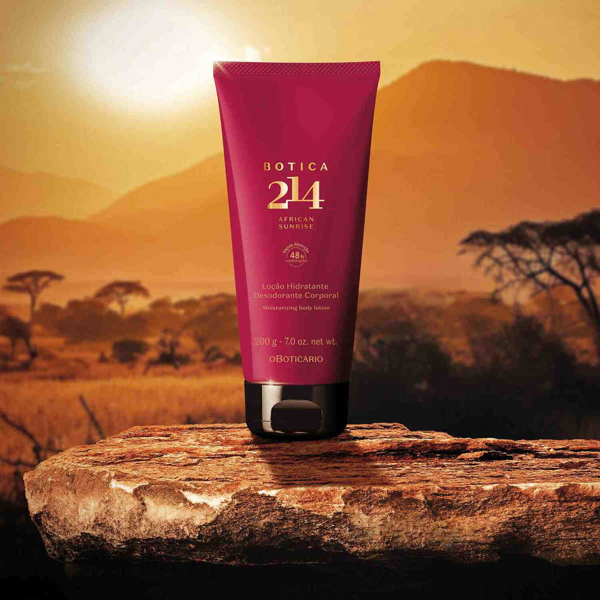 Loción corporal hidratante para hombre African Sunrise