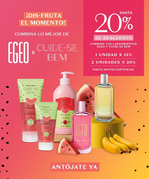 20% dcto en nuevos productos egeo y cuide-sebem