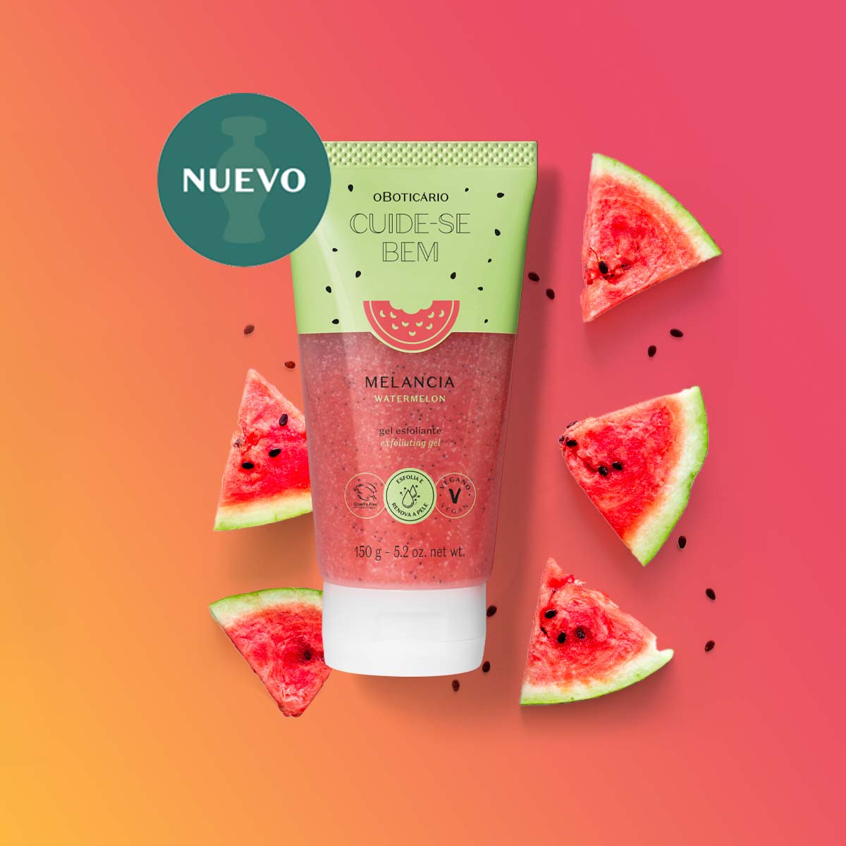 gel refrescante de sandia