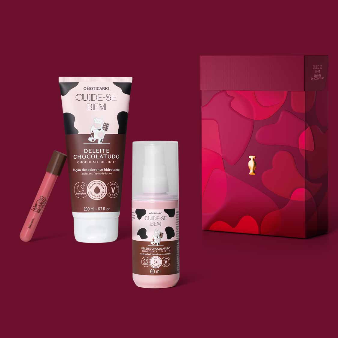 Kit de regalo de amor y amistad cuide-sebem chocolatudo