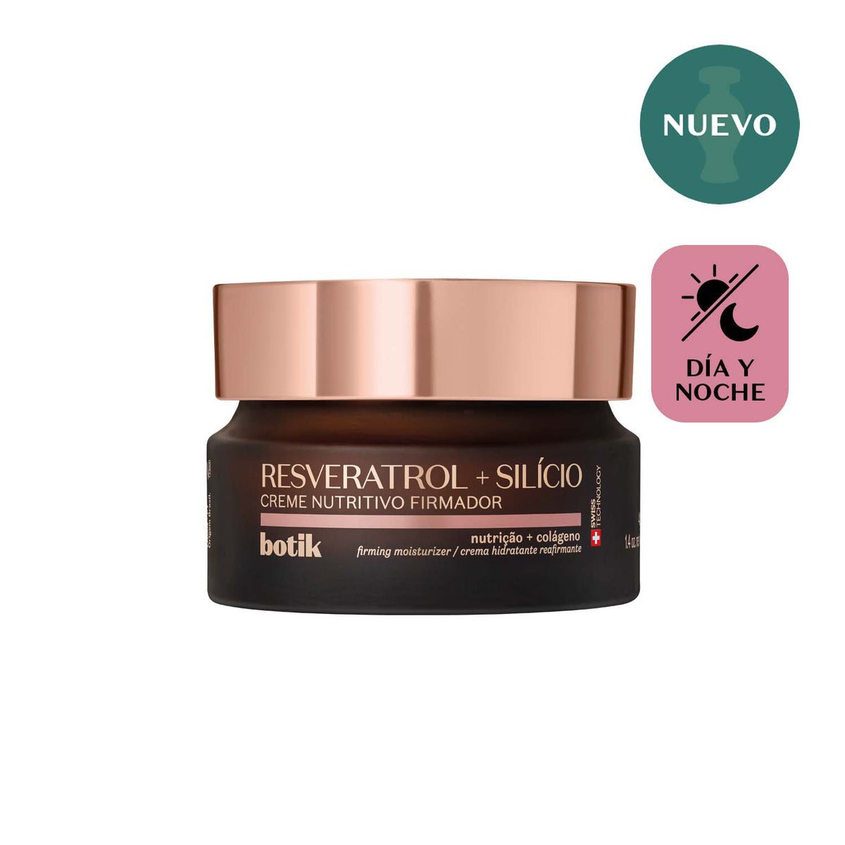 Crema nutritiva reafirmante Botik Resveratrol + Silicio