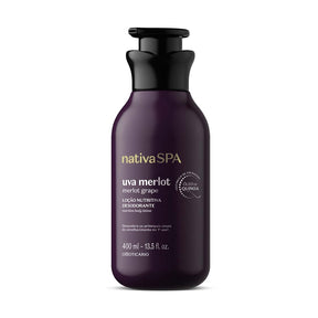 Loción hidratante corporal uva merlot 400ml Nativa Spa