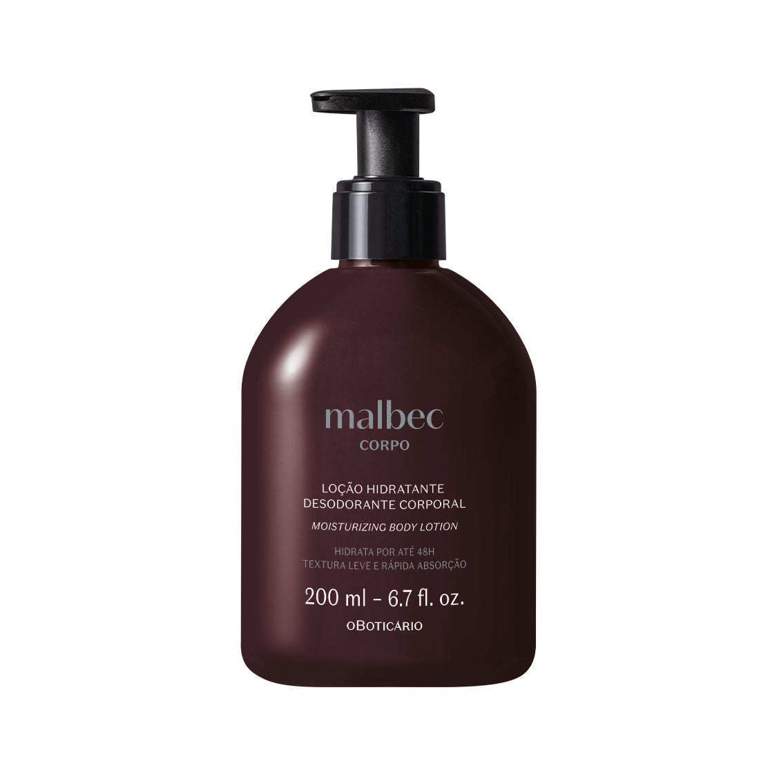 loción para el cuerpo del hombre malbec