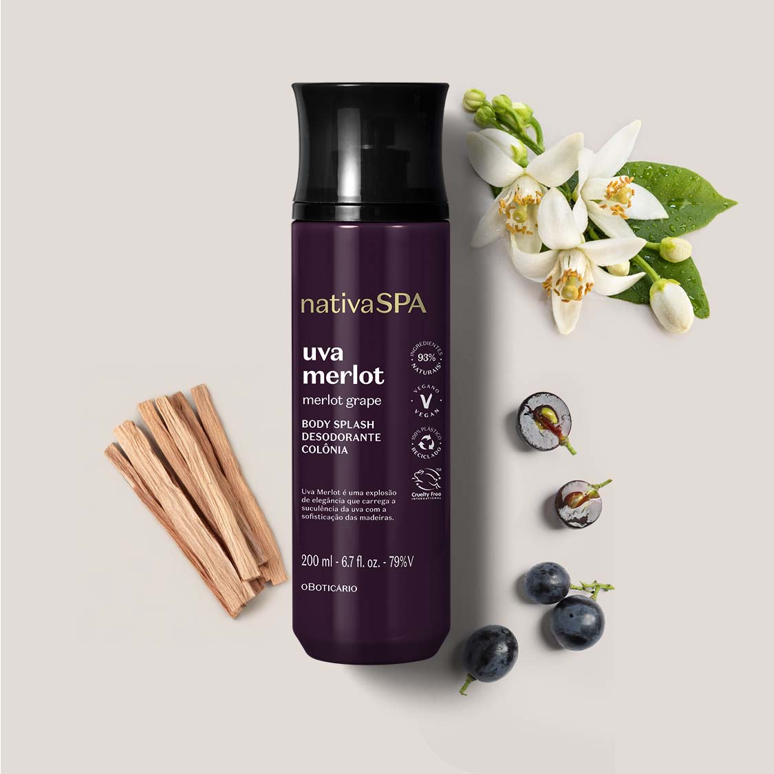 compra Body splash corporal Uva merlot
