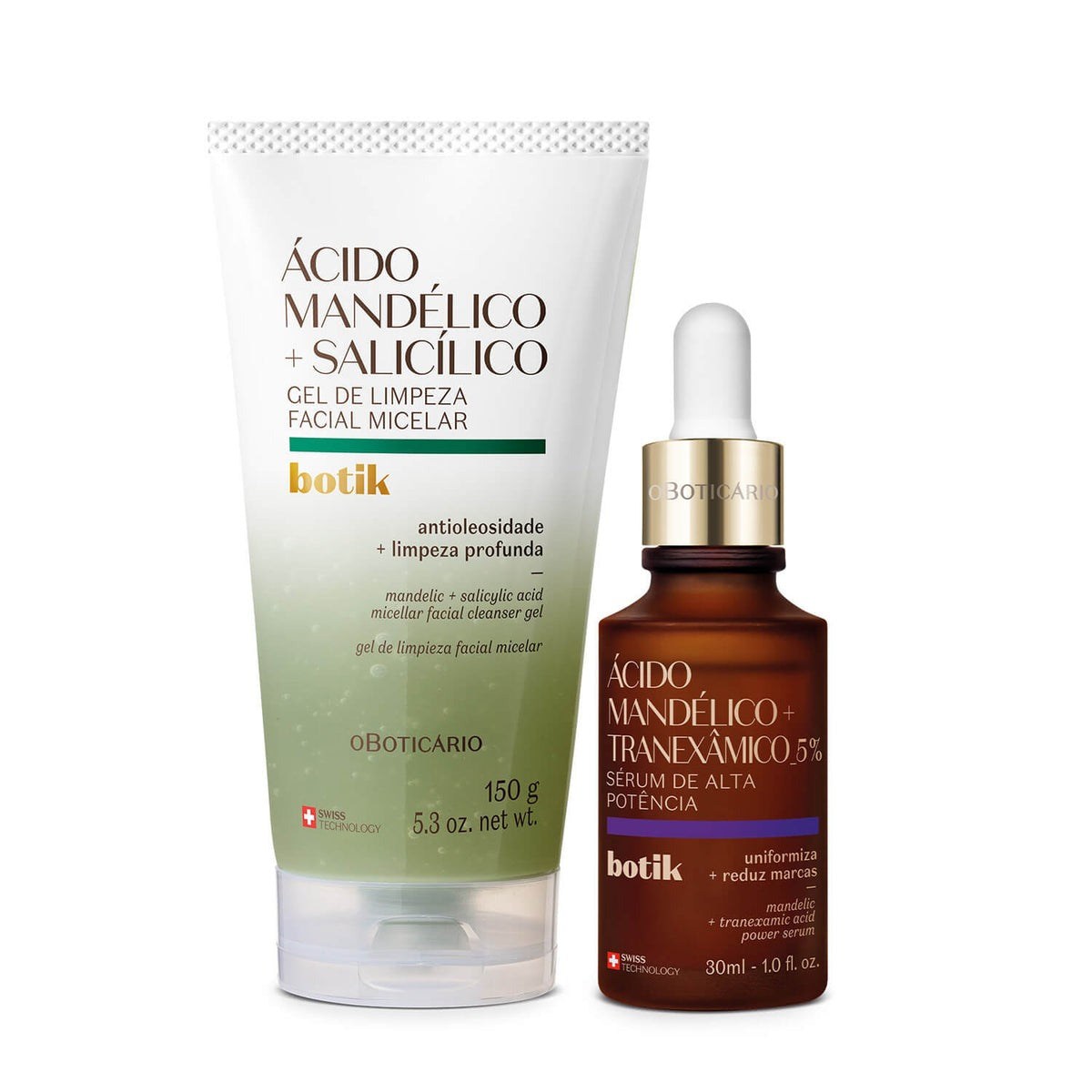 Combo Botik cuidado facial: serum + gel de limpieza