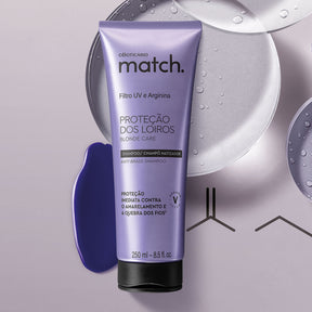 Shampoo Matizador Match Protección Rubio 250ml en Oboticário Colombia