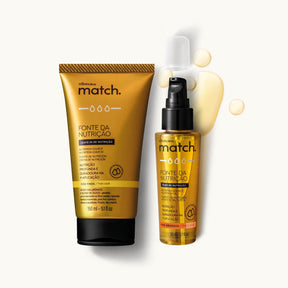 Combo Match crema para peinar+ Óleo capilar fuente de nutrición de cabello en Oboticário Colombia