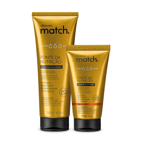 Combo Match crema para peinar + Óleo capilar fuente de nutrición cabello en Oboticário Colombia
