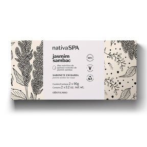 Jabón En Barra para el cuerpo Jasmin Sambac 2X90G Nativa Spa en Oboticário Colombia