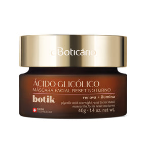 Botik Mascarilla  Facial Reset Nocturna Ácido/Glicol 40G en Oboticário Colombia